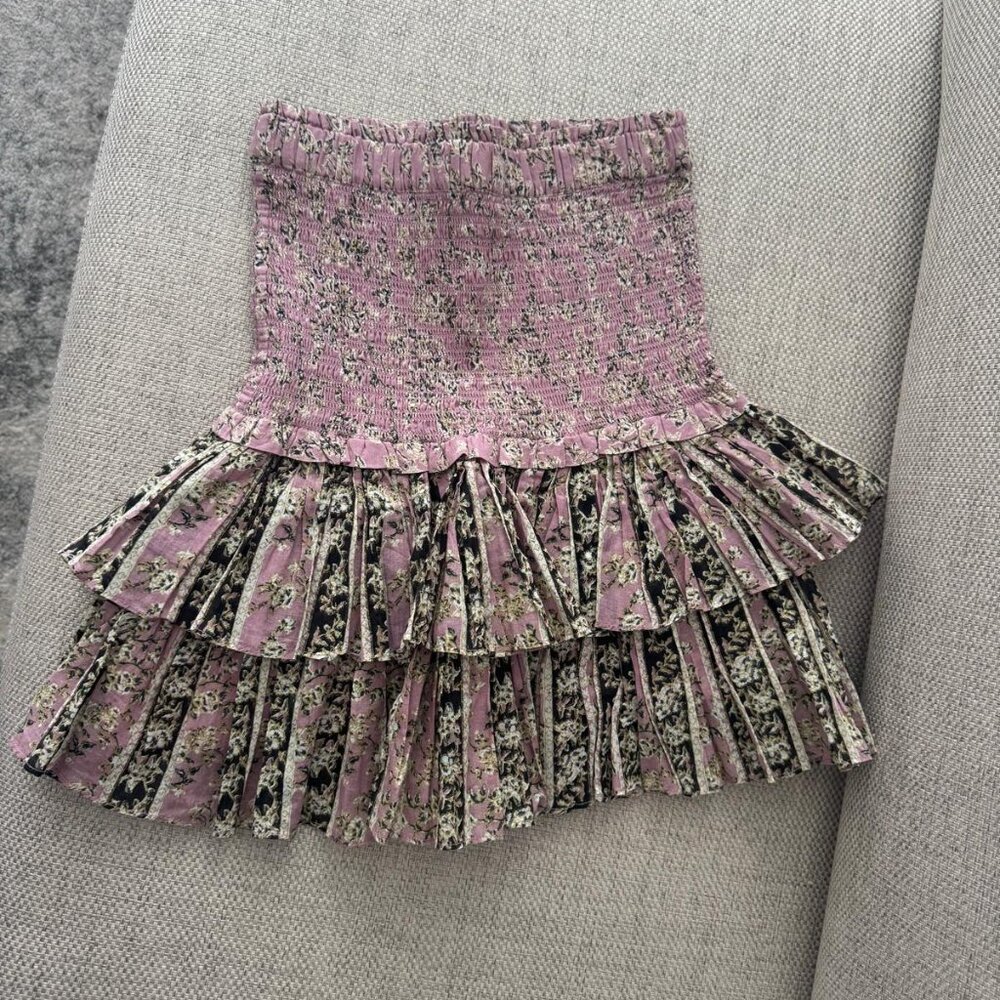 LOVESHACKFANCY NWOT BLACK MINI DRESS